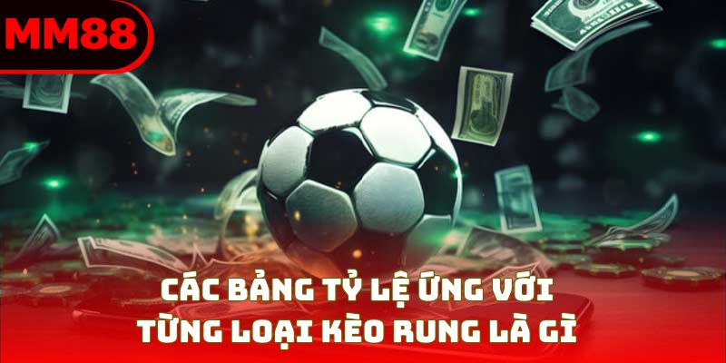 Các bảng tỷ lệ ứng với từng loại kèo rung là gì