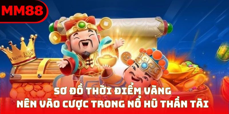 Sơ đồ thời điểm vàng nên vào cược trong nổ hũ thần tài