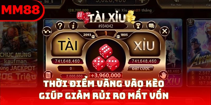Thời điểm vàng vào kèo giúp giảm rủi ro mất vốn
